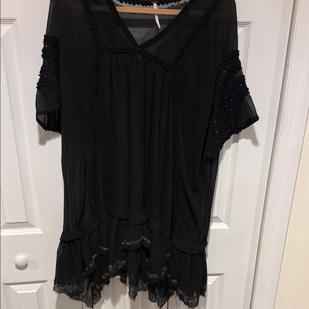 Elegant Black Women's Top